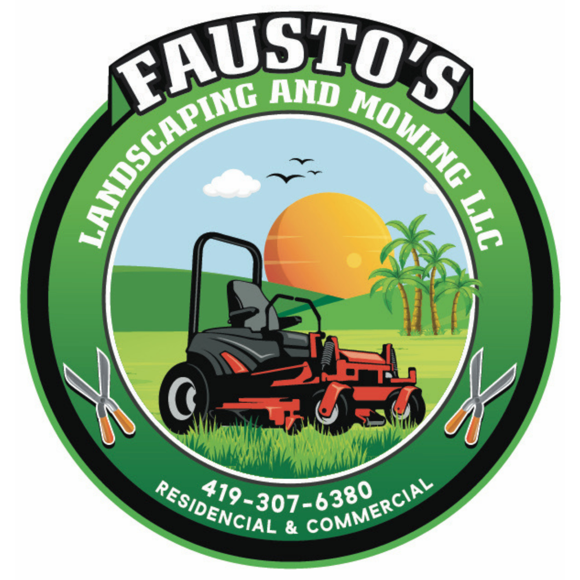 Fausto's Landscaping and Mowing LLC logo
